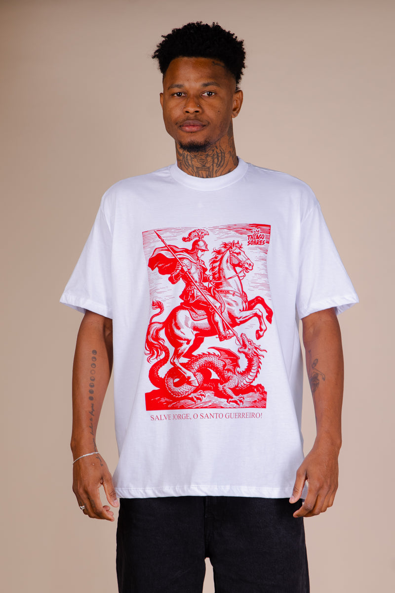 T-SHIRT TENHA FÉ EM SÃO JORGE