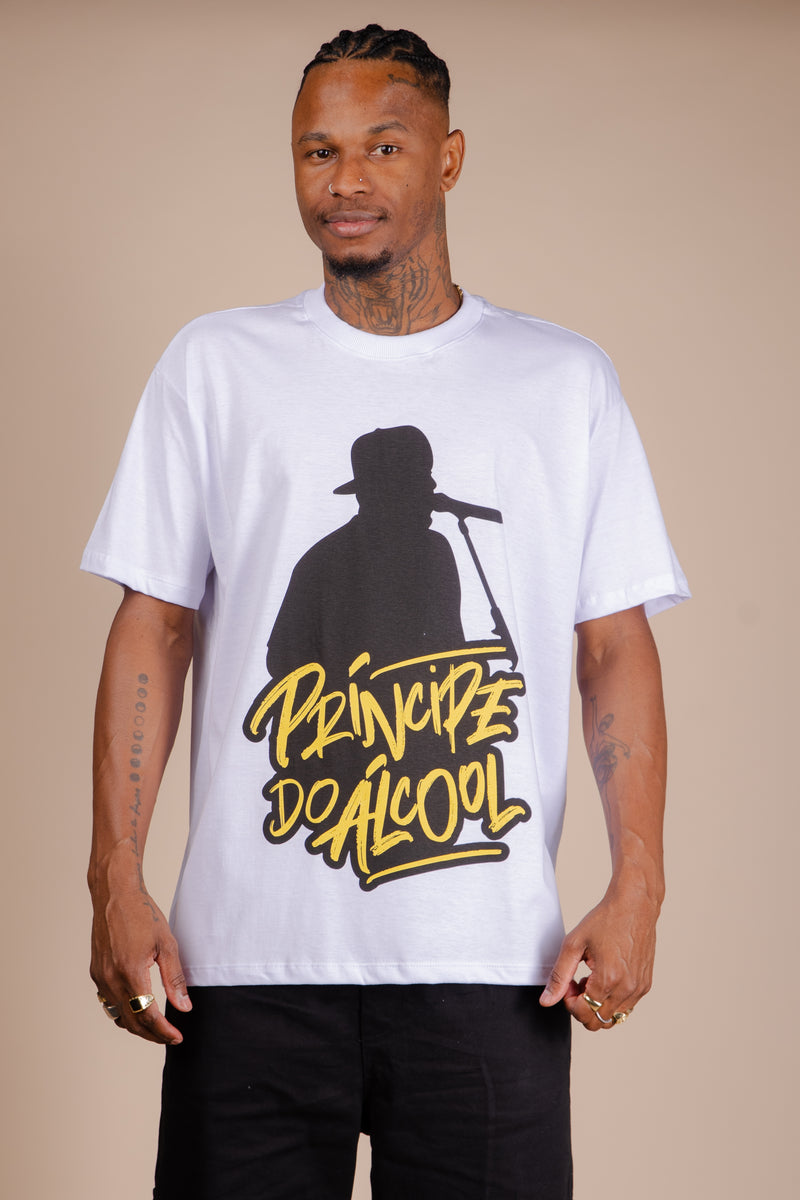T-SHIRT PRÍNCIPE DO ÁLCOOL