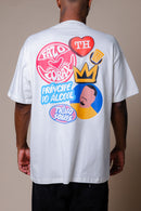 T-SHIRT FAZ O CORA X - BRANCA