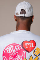 BONÉ DAD HAT CORA X FC - BRANCO