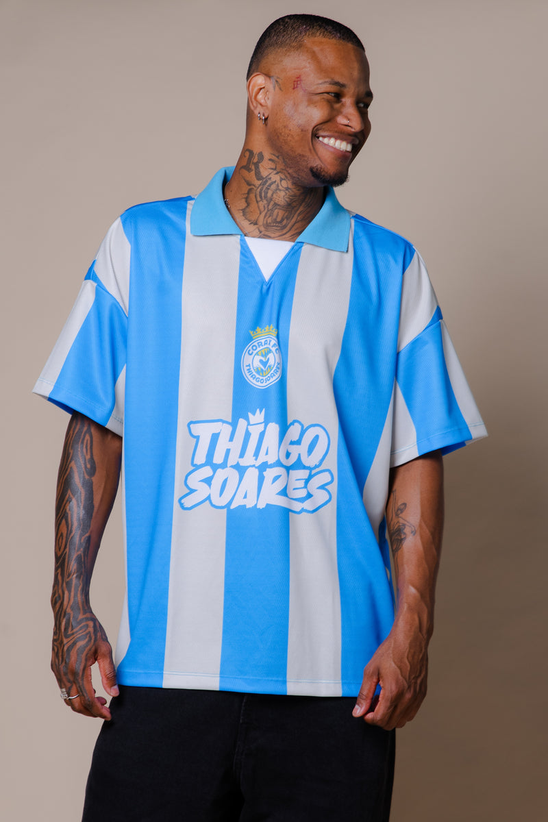 JERSEY CORA X FC - AZUL E BRANCA